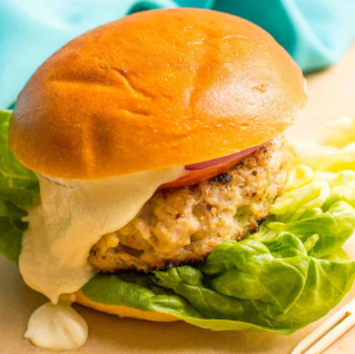 Chicken cheese burger 